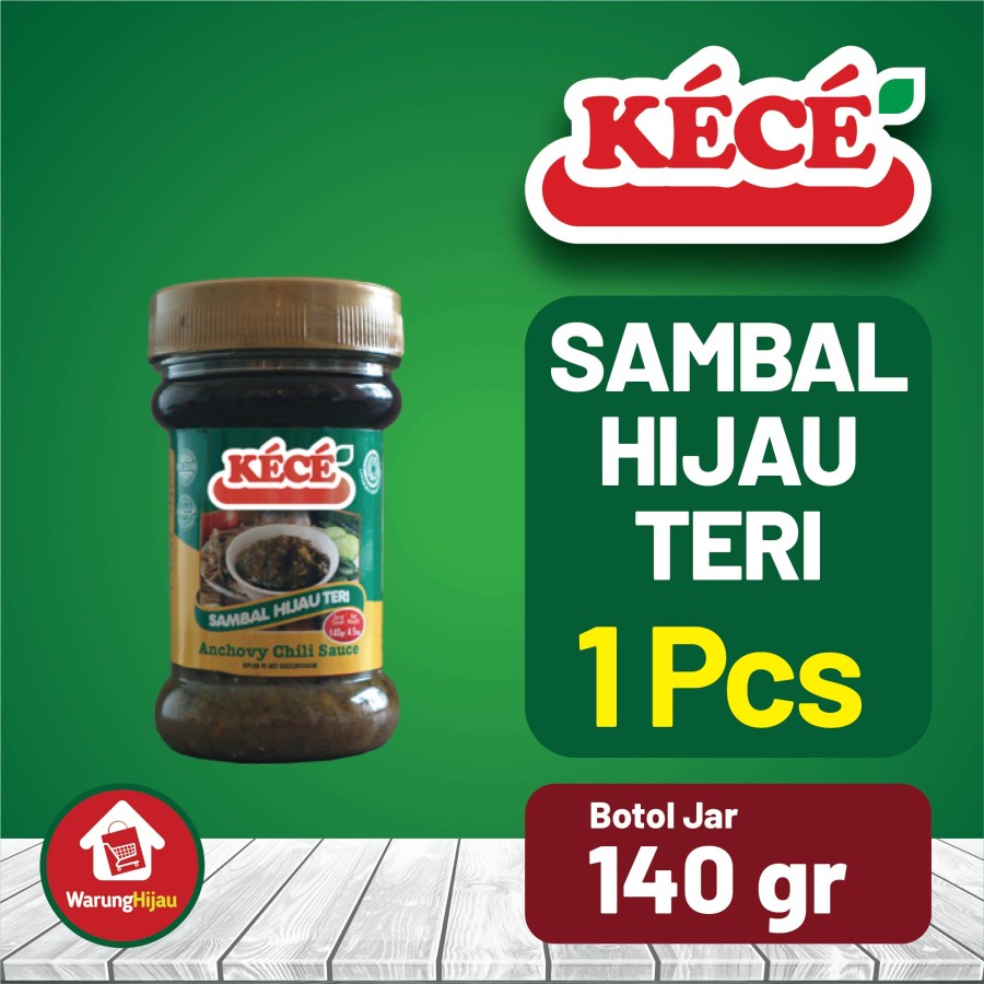 Sambal Hijau Teri KECE Jar 140 gr Rp 16.300